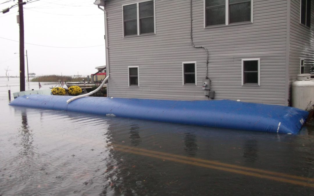 Using Inflatable Bladder Dams for Flood Protection