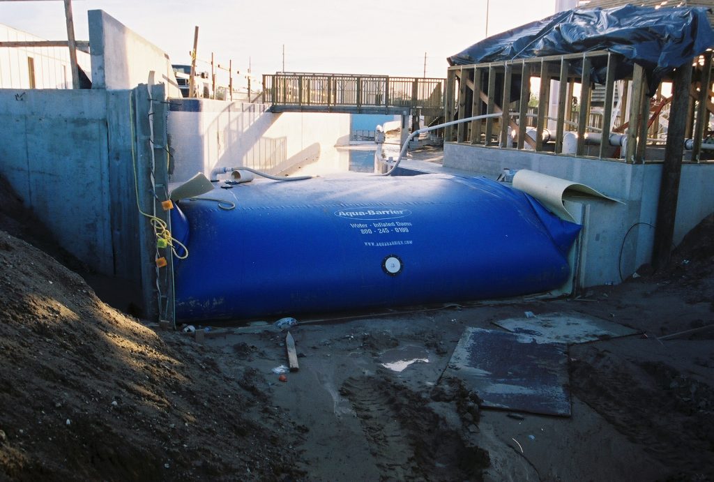 Inflatable Cofferdams for Summer Construction Projects, Aqua Barrier, Houston, TX